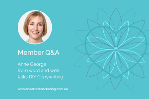 Anne George talks about DIY Copywriting